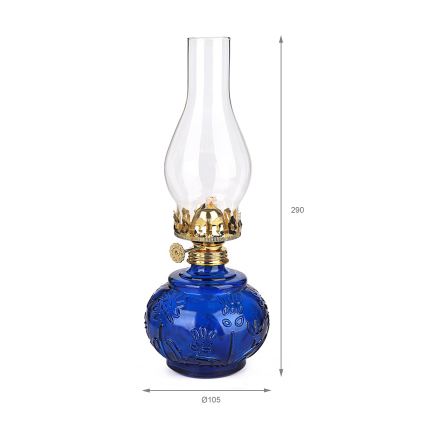 Brilagi - MERLIN Blue Kerosene Lamp
