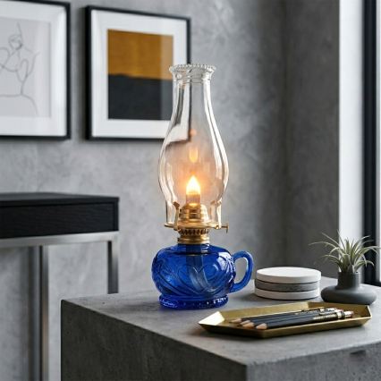 Brilagi - MERLIN Blue Kerosene Lamp