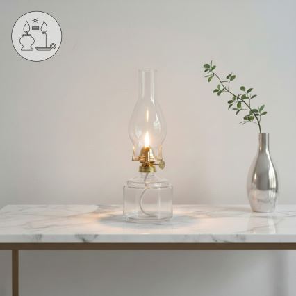 Brilagi - MERLIN Clear Kerosene Lamp