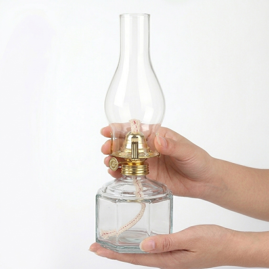 Brilagi - MERLIN Clear Kerosene Lamp