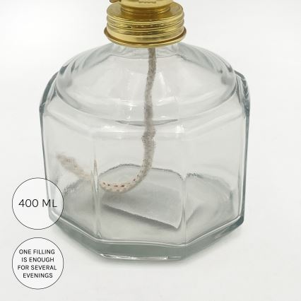 Brilagi - MERLIN Clear Kerosene Lamp