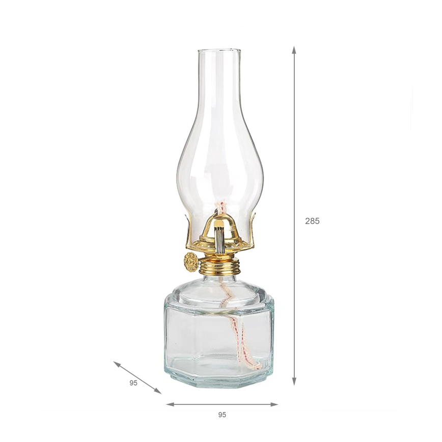 Brilagi - MERLIN Clear Kerosene Lamp