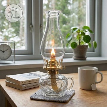 Brilagi - MERLIN Clear Kerosene Lamp