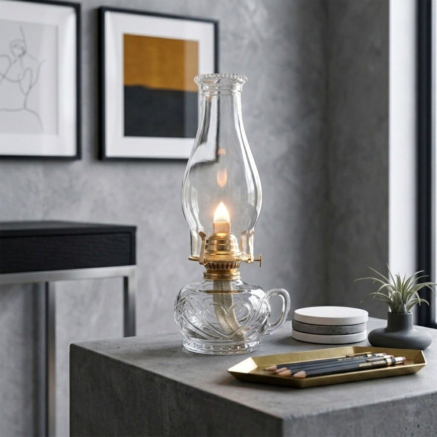 Brilagi - MERLIN Clear Kerosene Lamp