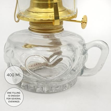 Brilagi - MERLIN Clear Kerosene Lamp