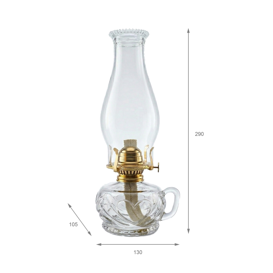 Brilagi - MERLIN Clear Kerosene Lamp