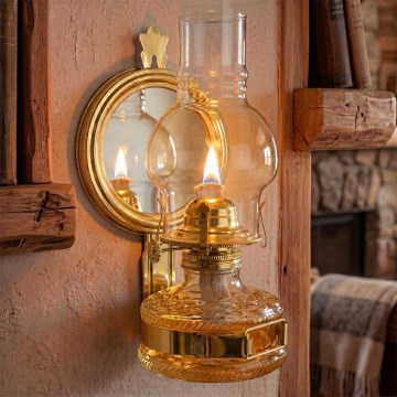 Brilagi - MERLIN Glossy Gold Kerosene Lamp