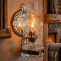 Brilagi - MERLIN Kerosene Lamp, Black Chrome