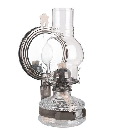 Brilagi - MERLIN Kerosene Lamp, Black Chrome