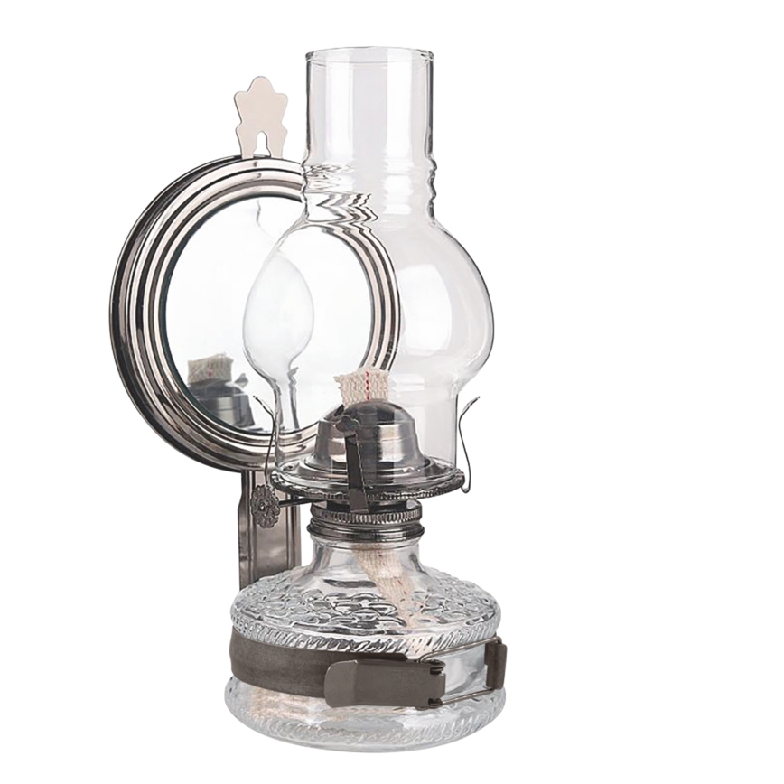 Brilagi - MERLIN Kerosene Lamp, Black Chrome