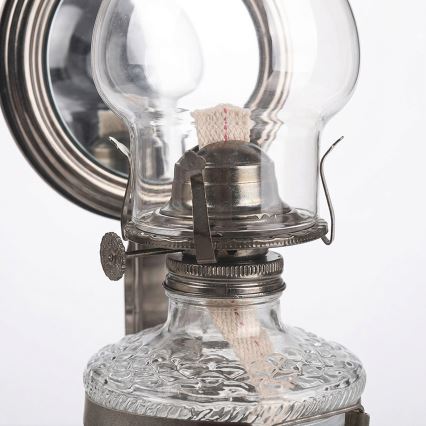 Brilagi - MERLIN Kerosene Lamp, Black Chrome