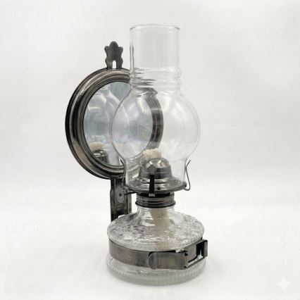 Brilagi - MERLIN Kerosene Lamp, Black Chrome