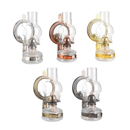 Brilagi - MERLIN Kerosene Lamp, Black Chrome