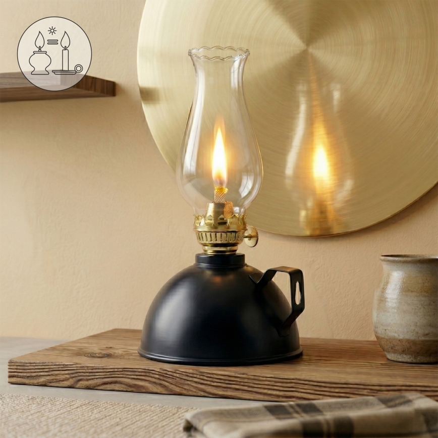 Brilagi - MERLIN Kerosene Lamp, Black