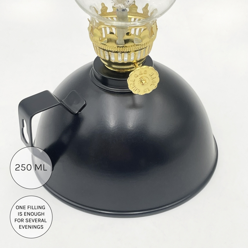 Brilagi - MERLIN Kerosene Lamp, Black