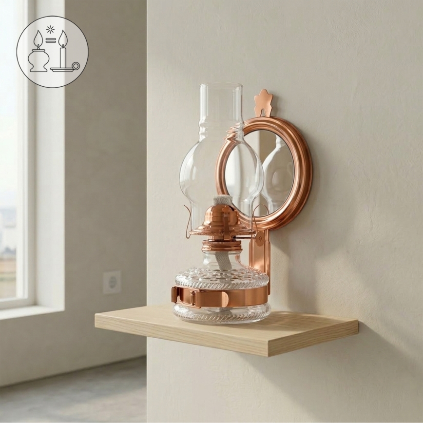 Brilagi - MERLIN Kerosene Lamp, Bronze/Patina