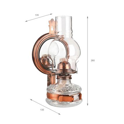 Brilagi - MERLIN Kerosene Lamp, Bronze/Patina