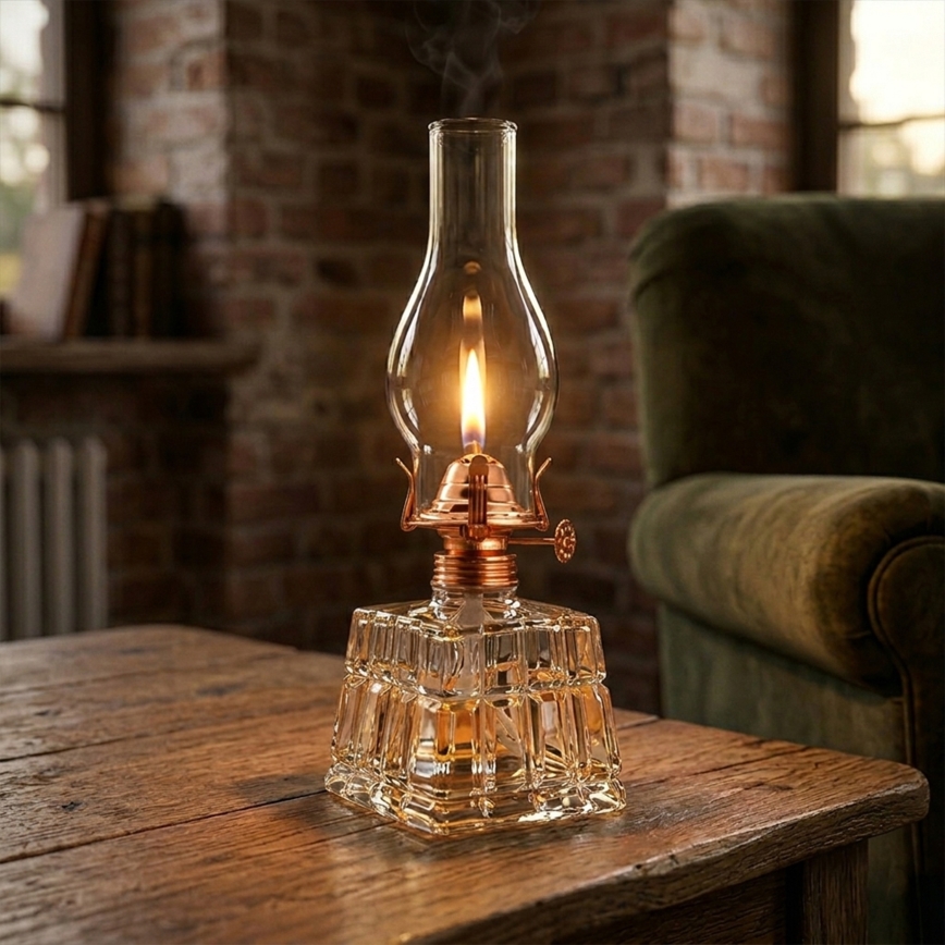 Brilagi - MERLIN Kerosene Lamp Clear/Bronze/Patina