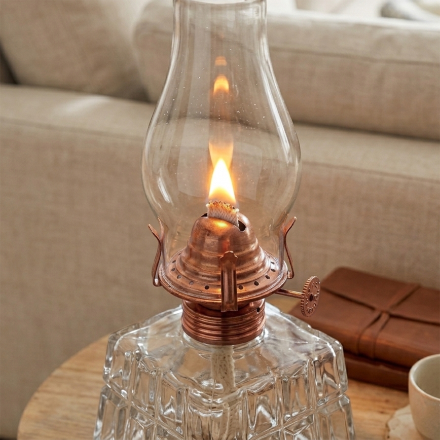 Brilagi - MERLIN Kerosene Lamp Clear/Bronze/Patina