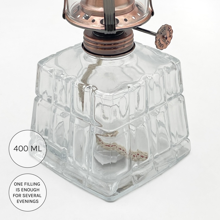 Brilagi - MERLIN Kerosene Lamp Clear/Bronze/Patina