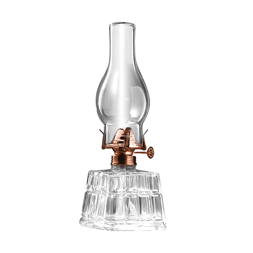 Brilagi - MERLIN Kerosene Lamp Clear Glass/Bronze/Patina
