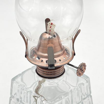 Brilagi - MERLIN Kerosene Lamp Clear Glass/Bronze/Patina
