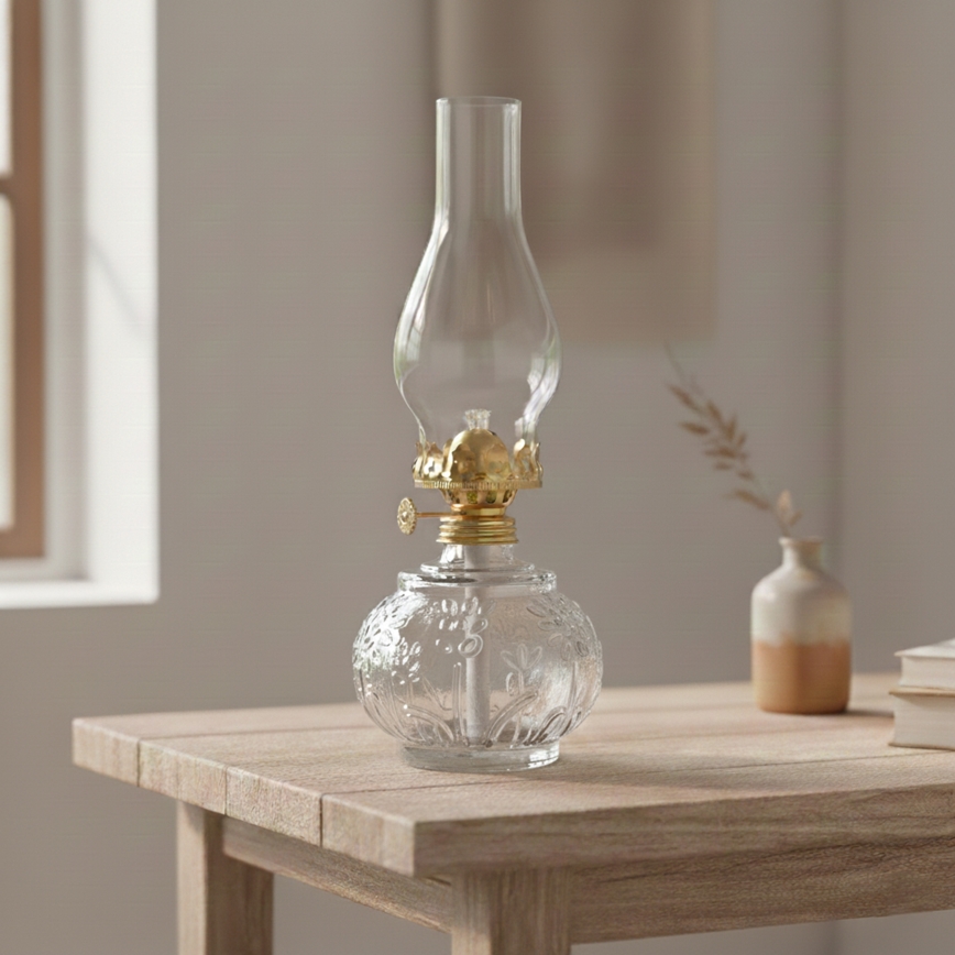 Brilagi - MERLIN Kerosene Lamp, Clear Glass