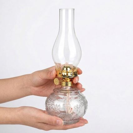 Brilagi - MERLIN Kerosene Lamp, Clear Glass