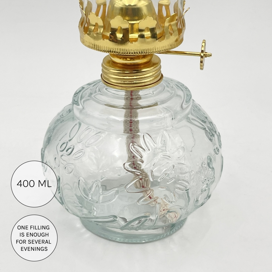 Brilagi - MERLIN Kerosene Lamp, Clear Glass