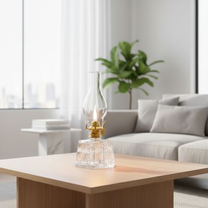 Brilagi - MERLIN Kerosene Lamp Clear/Gold