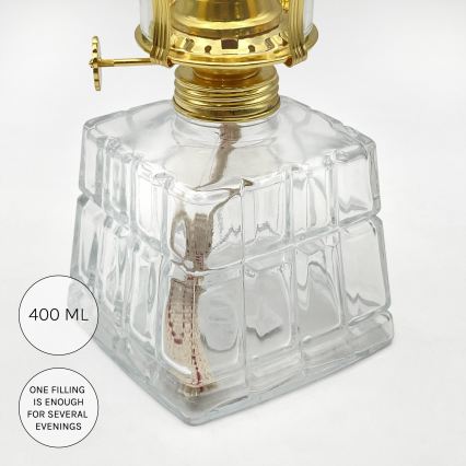 Brilagi - MERLIN Kerosene Lamp Clear/Gold