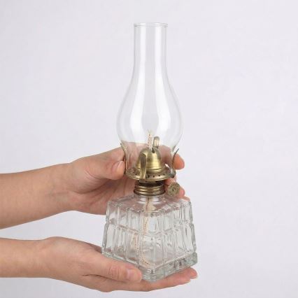 Brilagi - MERLIN Kerosene Lamp Clear/Gold/Patina