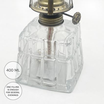 Brilagi - MERLIN Kerosene Lamp Clear/Gold/Patina