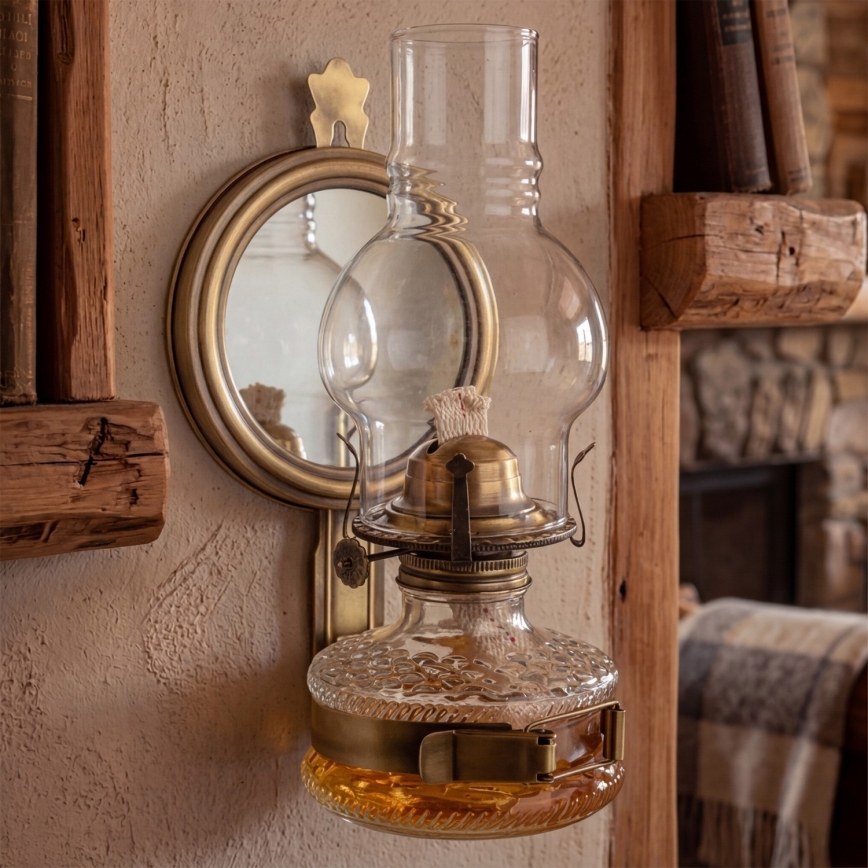 Brilagi - MERLIN Kerosene Lamp Gold/Patina