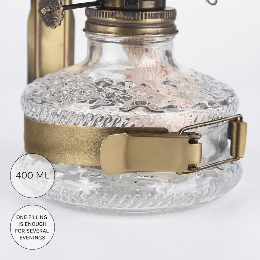 Brilagi - MERLIN Kerosene Lamp Gold/Patina