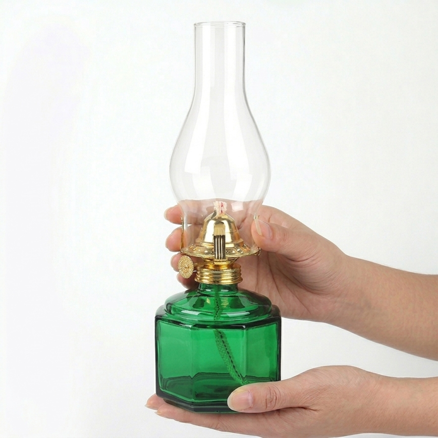 Brilagi - MERLIN Kerosene Lamp, Green