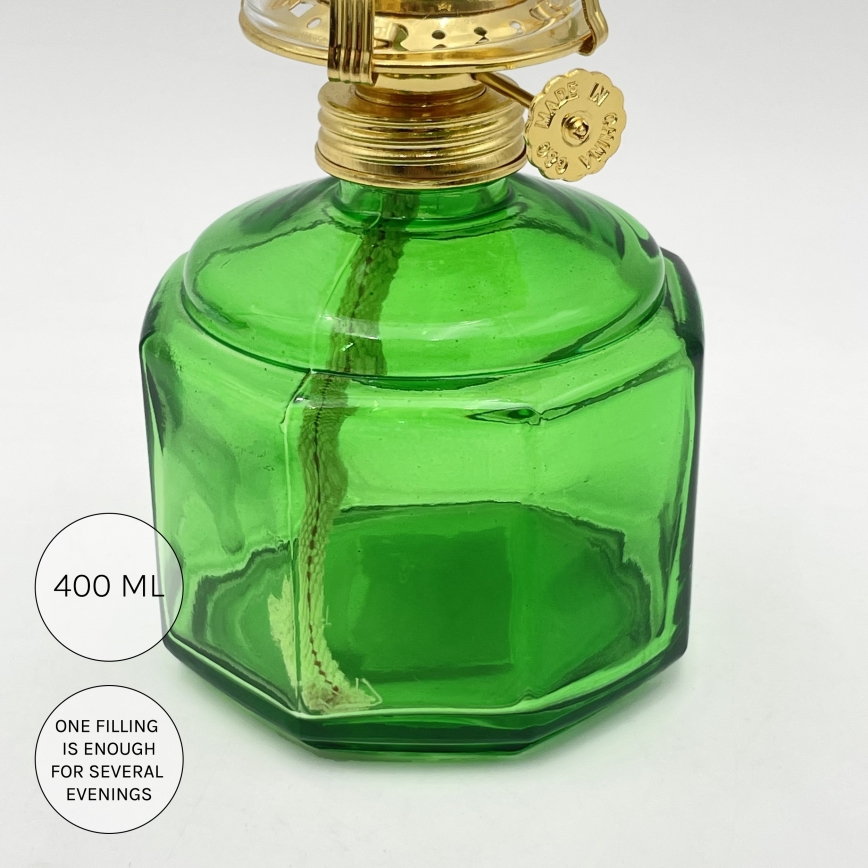 Brilagi - MERLIN Kerosene Lamp, Green