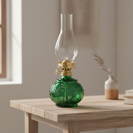 Brilagi - MERLIN Kerosene Lamp, Green