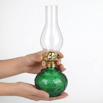 Brilagi - MERLIN Kerosene Lamp, Green