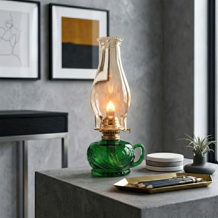 Brilagi - MERLIN Kerosene Lamp, Green