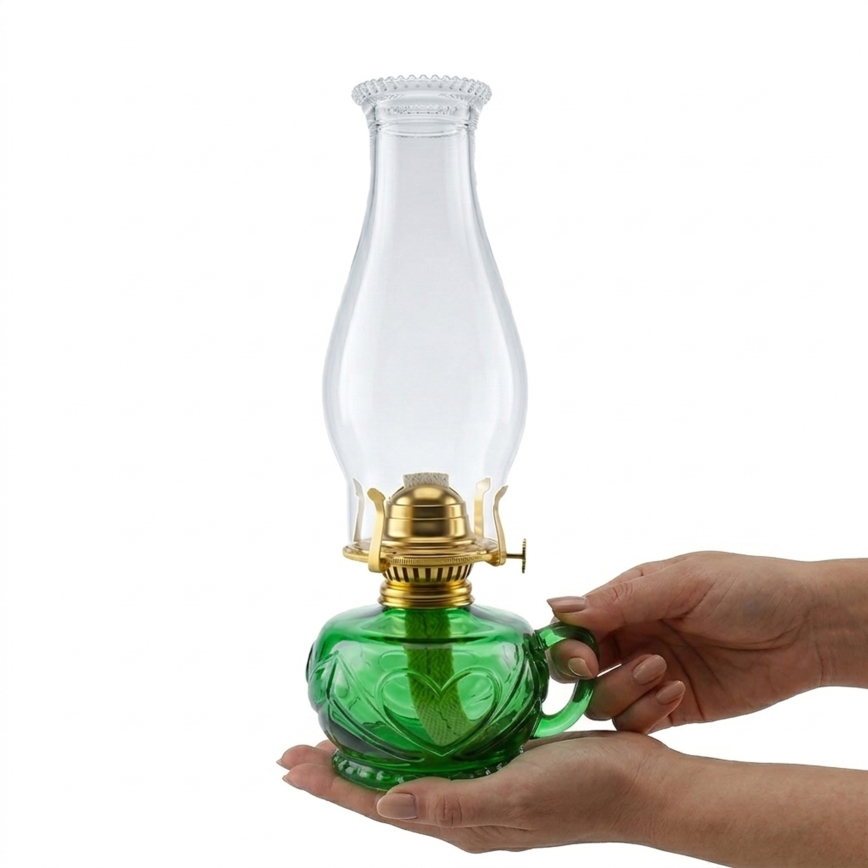 Brilagi - MERLIN Kerosene Lamp, Green