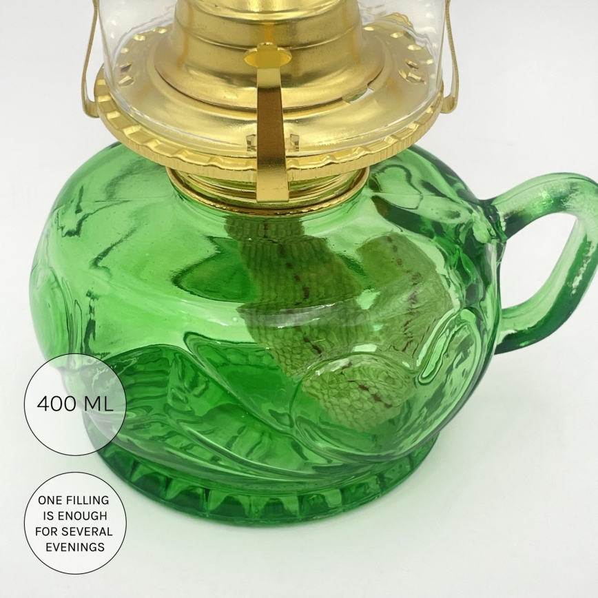 Brilagi - MERLIN Kerosene Lamp, Green
