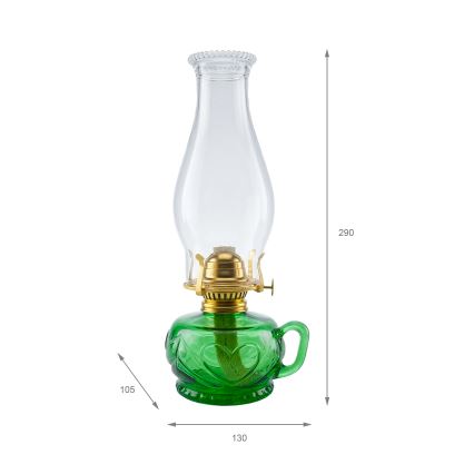 Brilagi - MERLIN Kerosene Lamp, Green