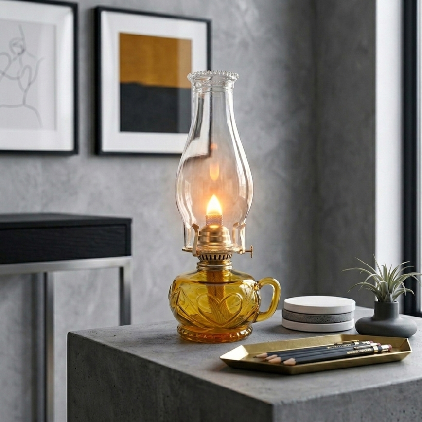 Brilagi - MERLIN Kerosene Lamp, Orange