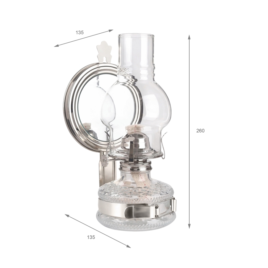 Brilagi - MERLIN Kerosene Lamp, Polished Chrome
