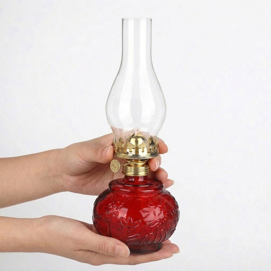 Brilagi - MERLIN Kerosene Lamp, Red