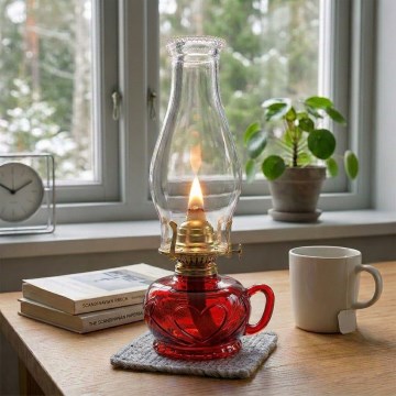 Brilagi - MERLIN Kerosene Lamp, Red