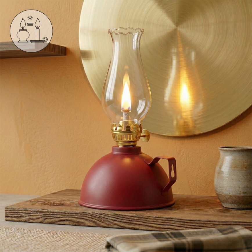 Brilagi - MERLIN Kerosene Lamp Red
