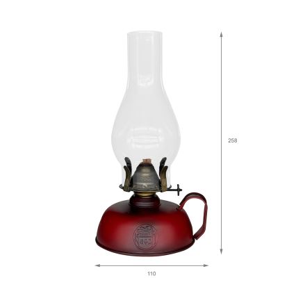 Brilagi - MERLIN Kerosene Lamp Red