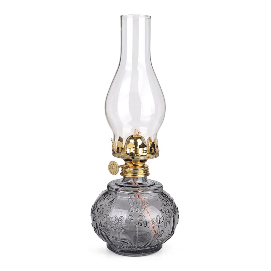 Brilagi - MERLIN Kerosene Lamp, Smoky/Gray